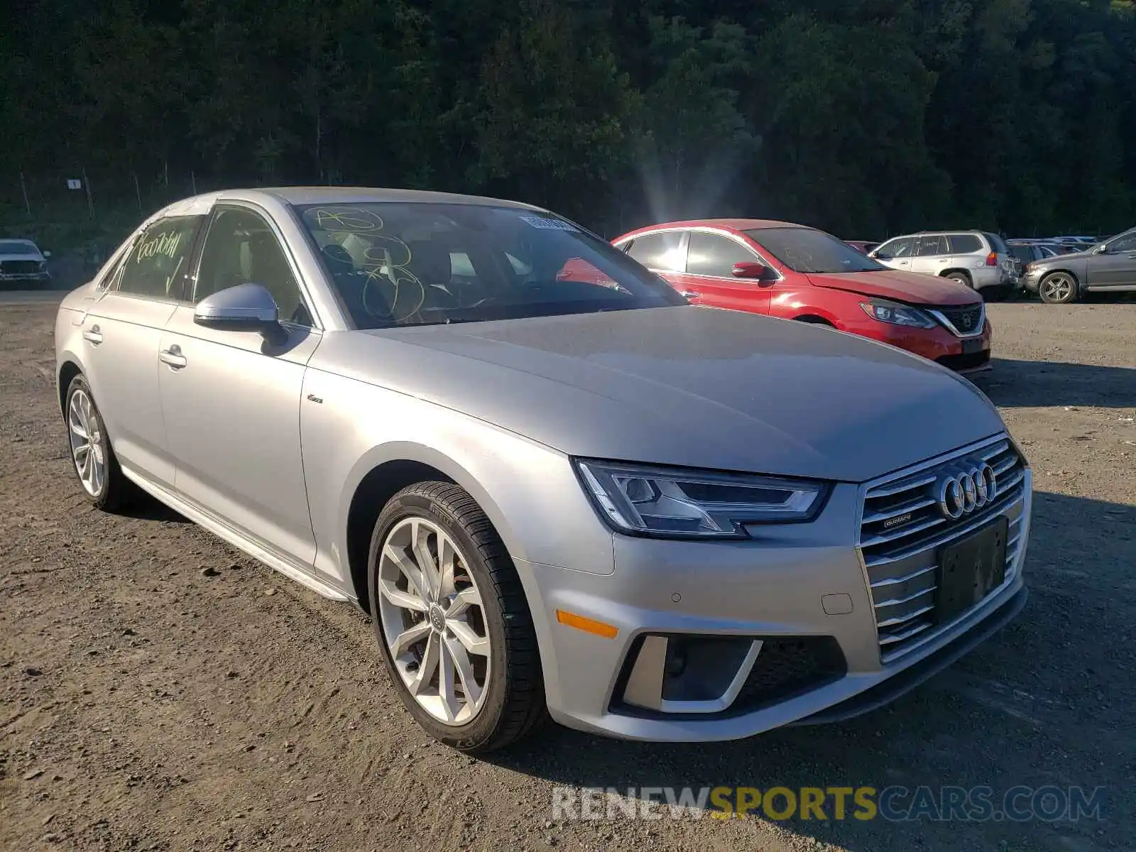 1 Photograph of a damaged car WAUENAF47KA043171 AUDI A4 2019