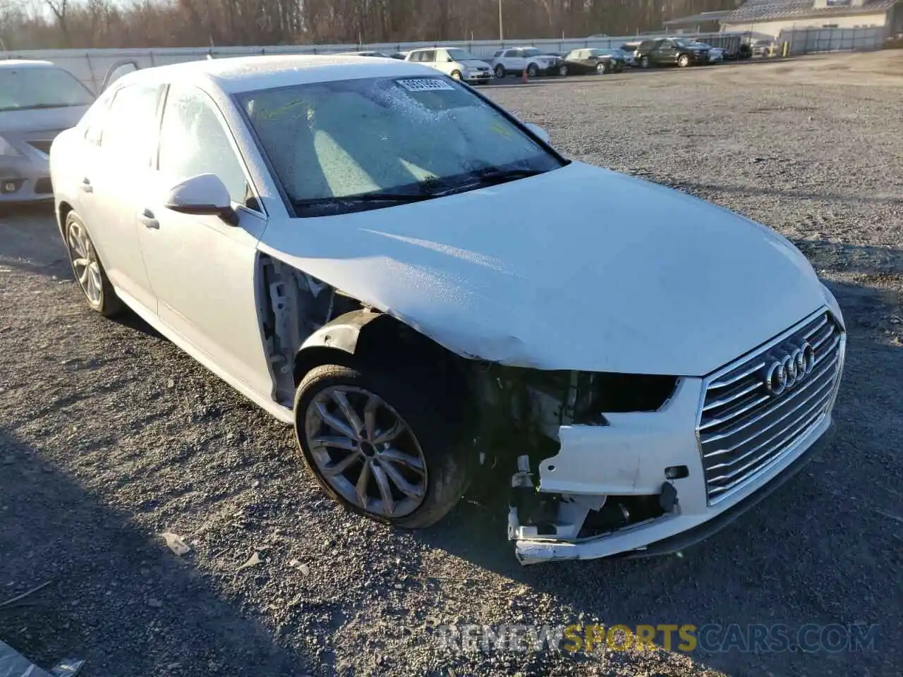 1 Photograph of a damaged car WAUENAF47KA045101 AUDI A4 2019