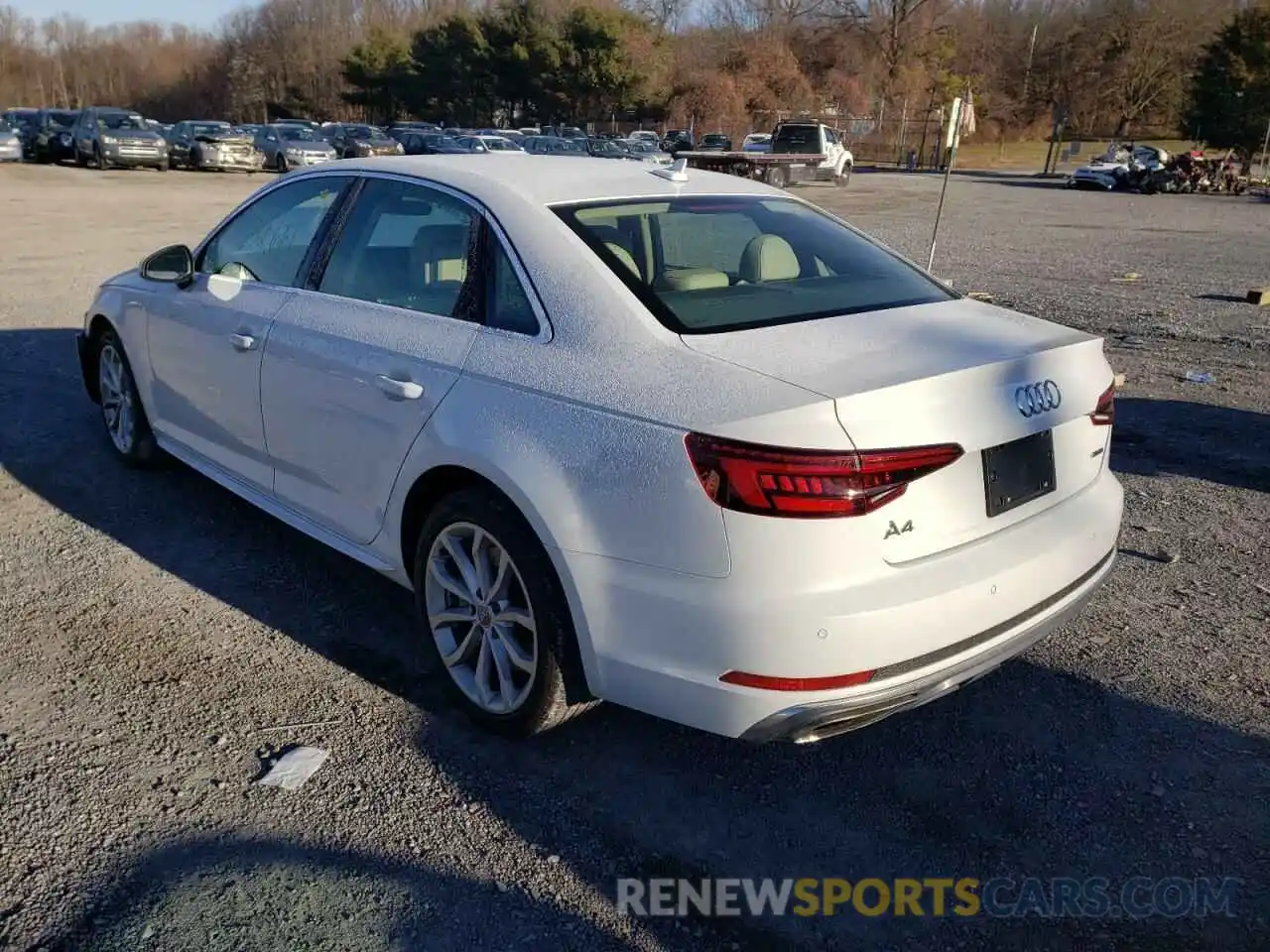 3 Photograph of a damaged car WAUENAF47KA045101 AUDI A4 2019