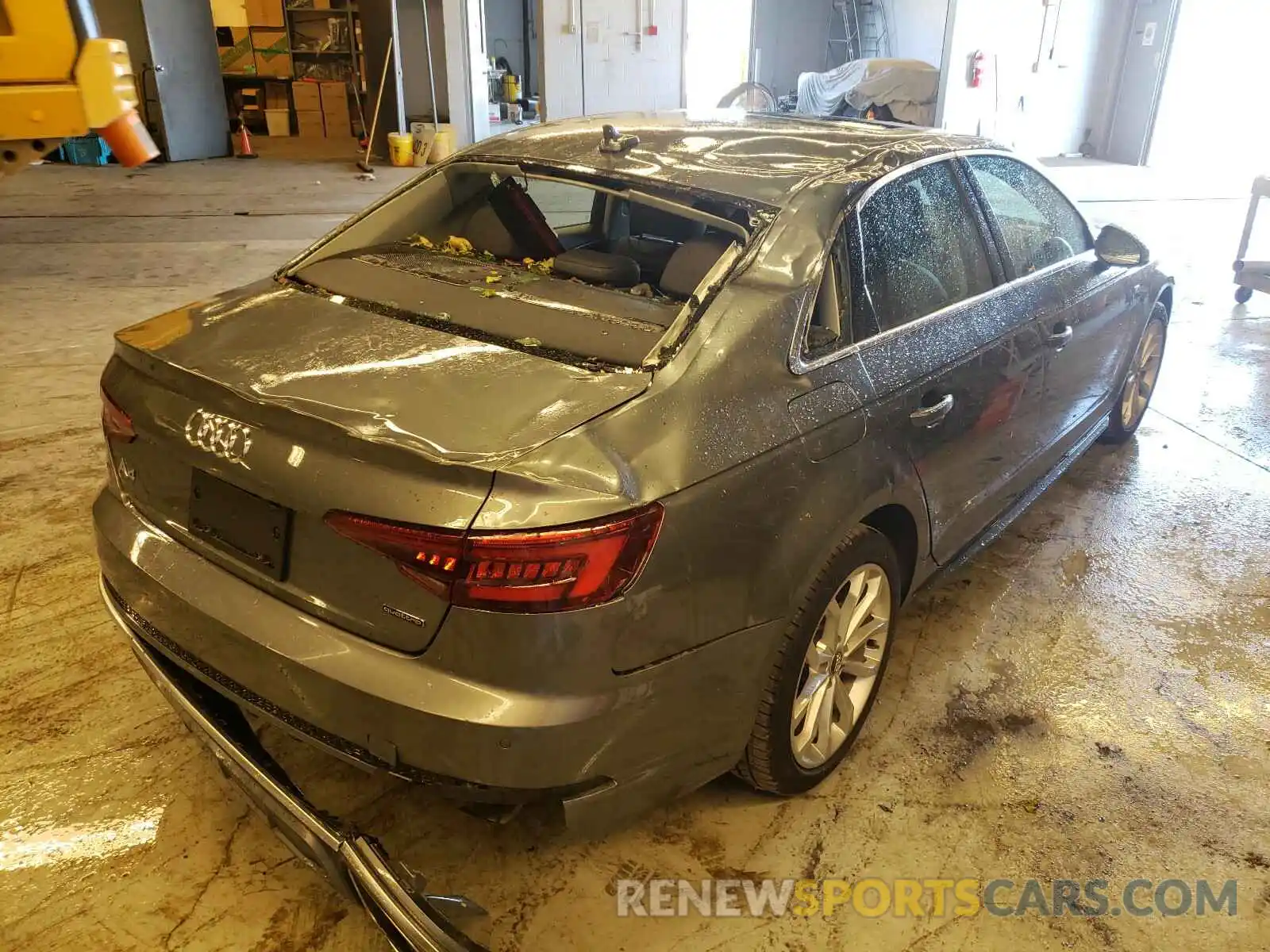 4 Photograph of a damaged car WAUENAF47KA047284 AUDI A4 2019