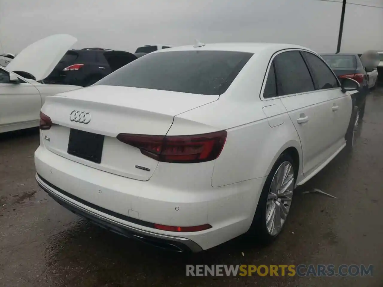 4 Фотография поврежденного автомобиля WAUENAF47KA066403 AUDI A4 2019