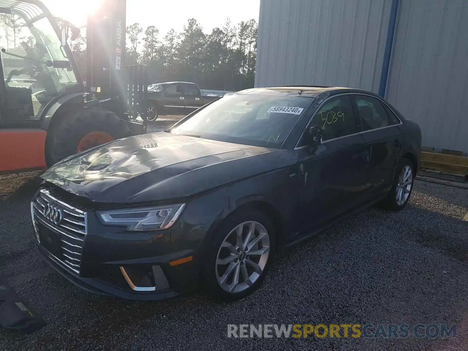 2 Photograph of a damaged car WAUENAF47KA117169 AUDI A4 2019