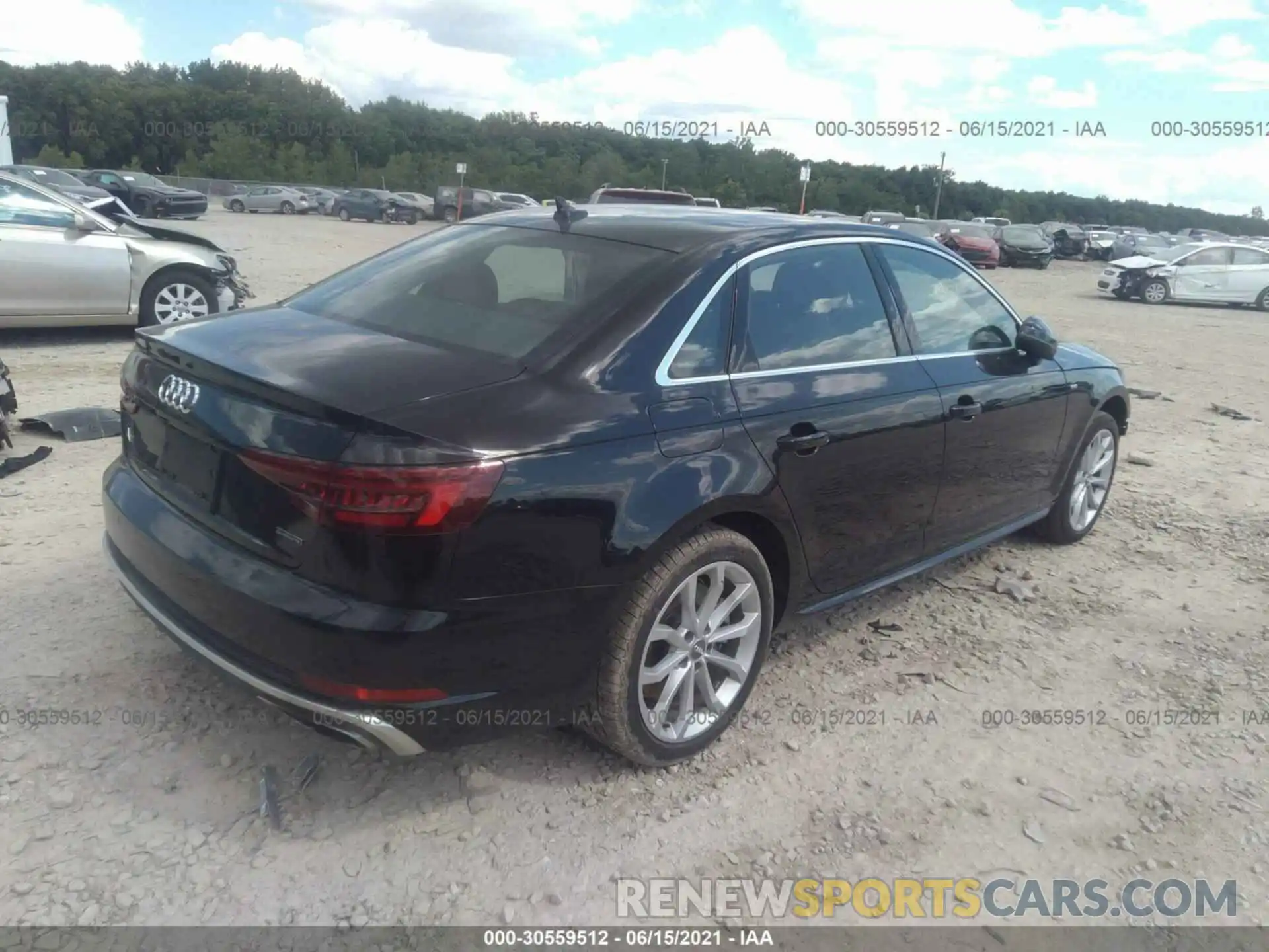 4 Фотография поврежденного автомобиля WAUENAF47KA120346 AUDI A4 2019