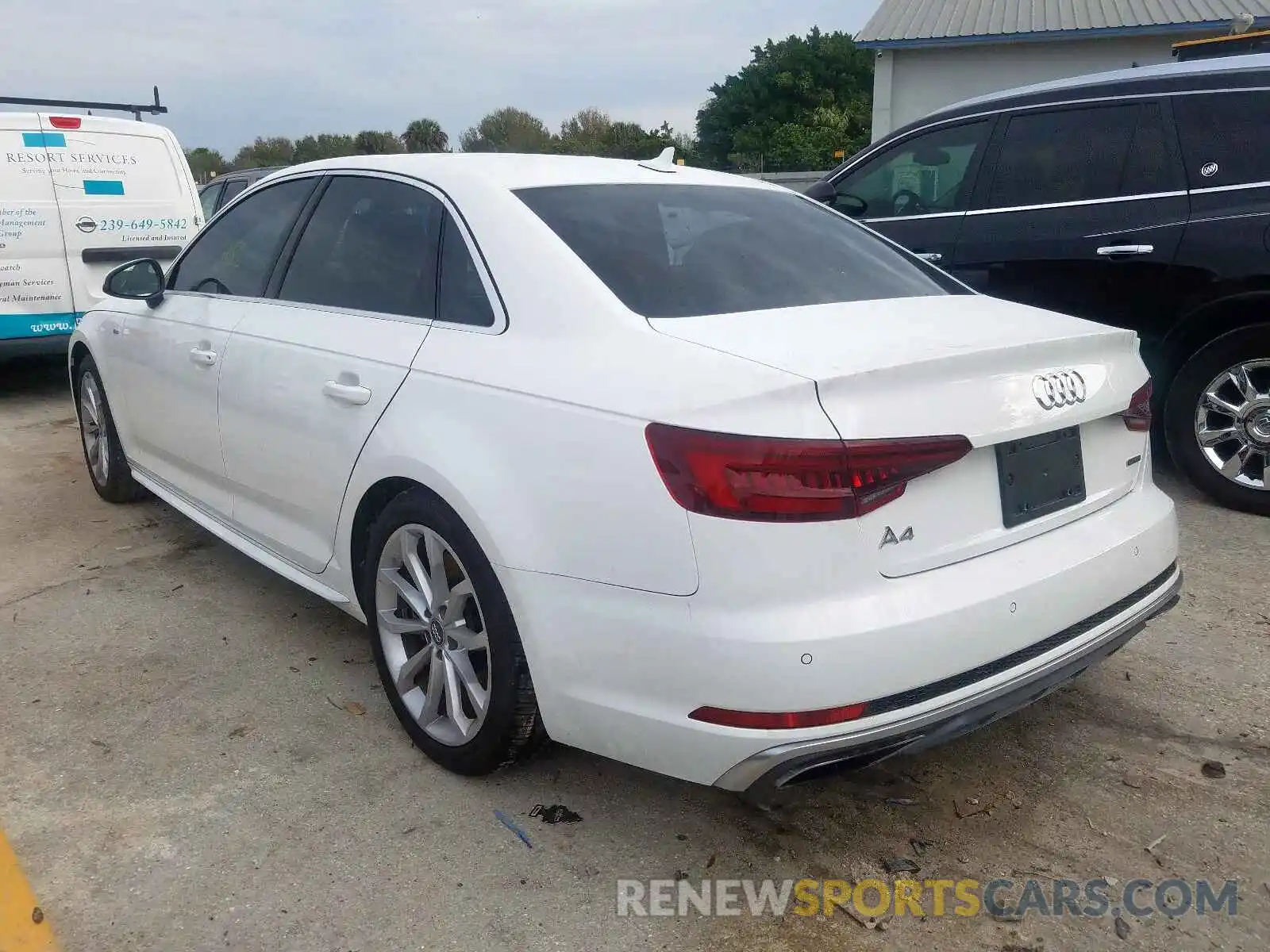 3 Photograph of a damaged car WAUENAF47KN004301 AUDI A4 2019