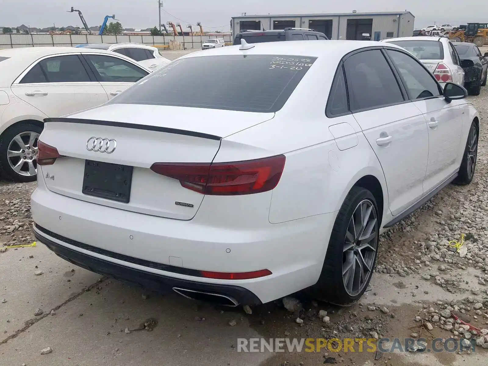 4 Фотография поврежденного автомобиля WAUENAF47KN004315 AUDI A4 2019