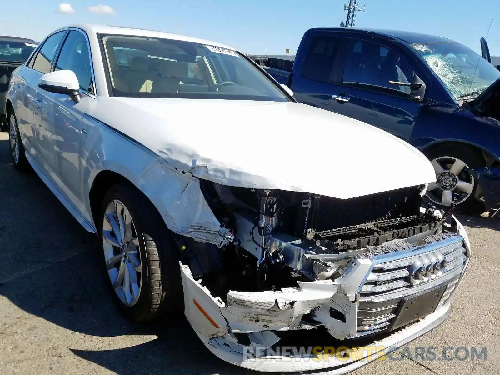 1 Photograph of a damaged car WAUENAF47KN010700 AUDI A4 2019