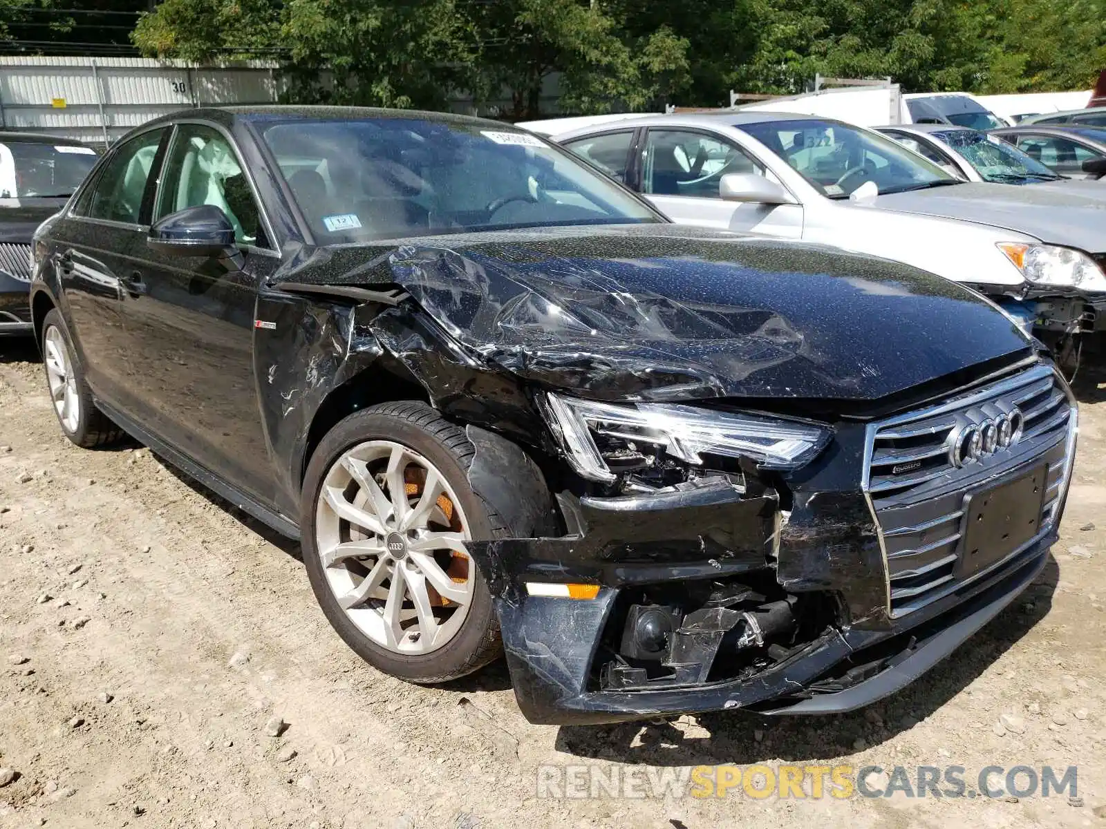 1 Photograph of a damaged car WAUENAF47KN014939 AUDI A4 2019