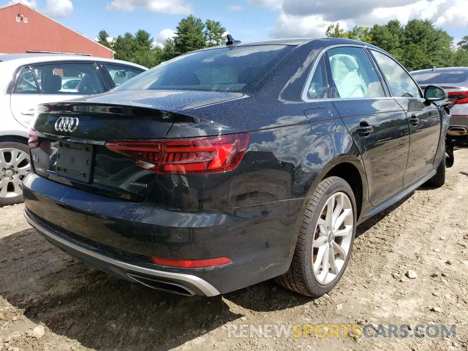 4 Photograph of a damaged car WAUENAF47KN014939 AUDI A4 2019