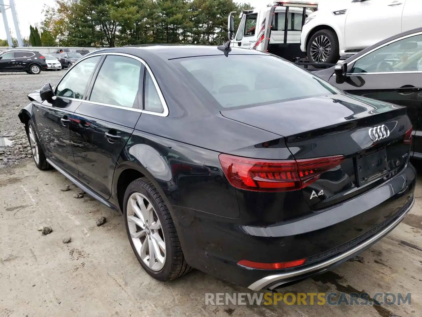 3 Photograph of a damaged car WAUENAF47KN017971 AUDI A4 2019