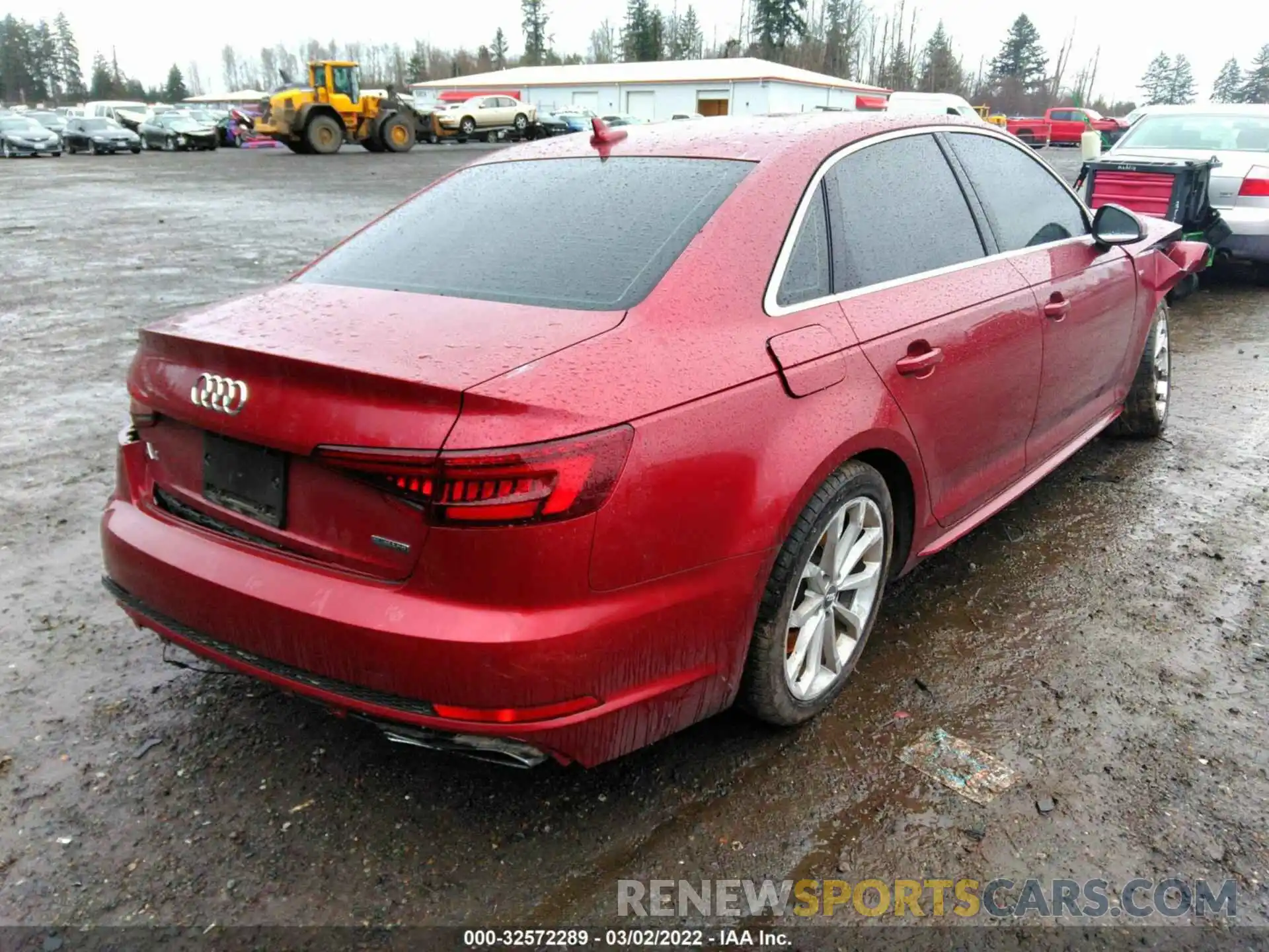 4 Photograph of a damaged car WAUENAF47KN019736 AUDI A4 2019