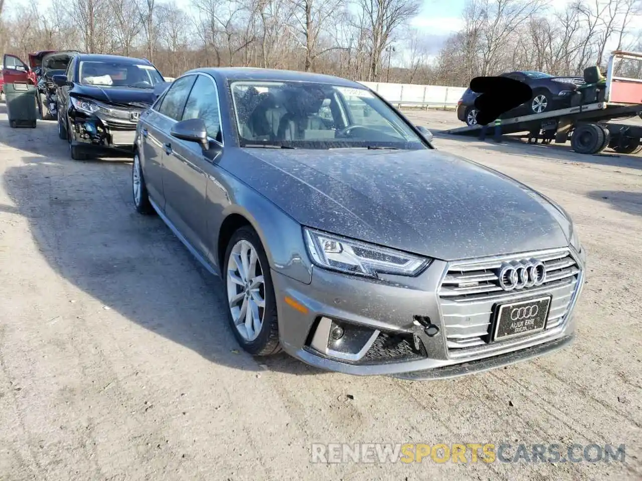 1 Photograph of a damaged car WAUENAF48KA039534 AUDI A4 2019