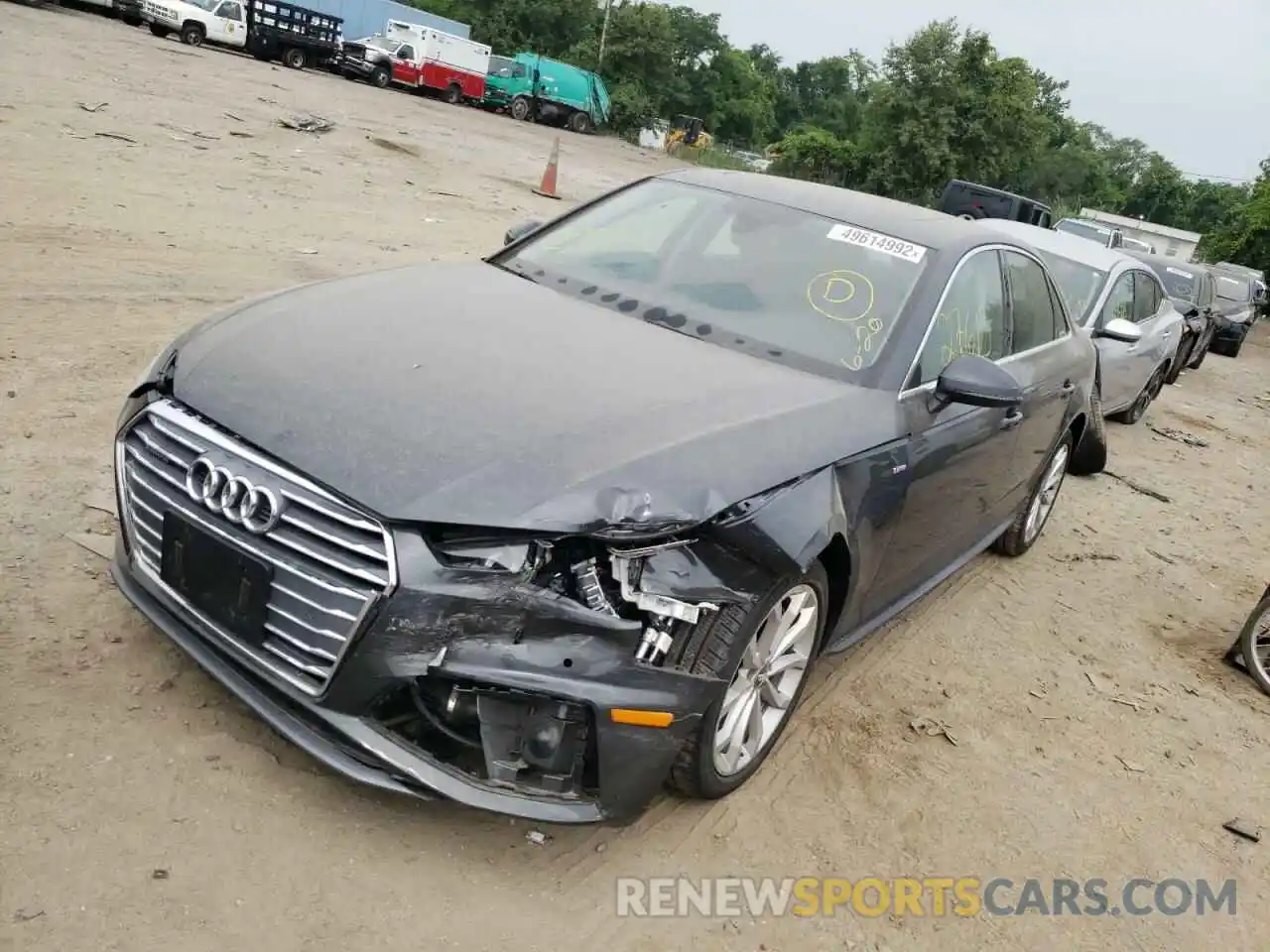 9 Photograph of a damaged car WAUENAF48KN002220 AUDI A4 2019