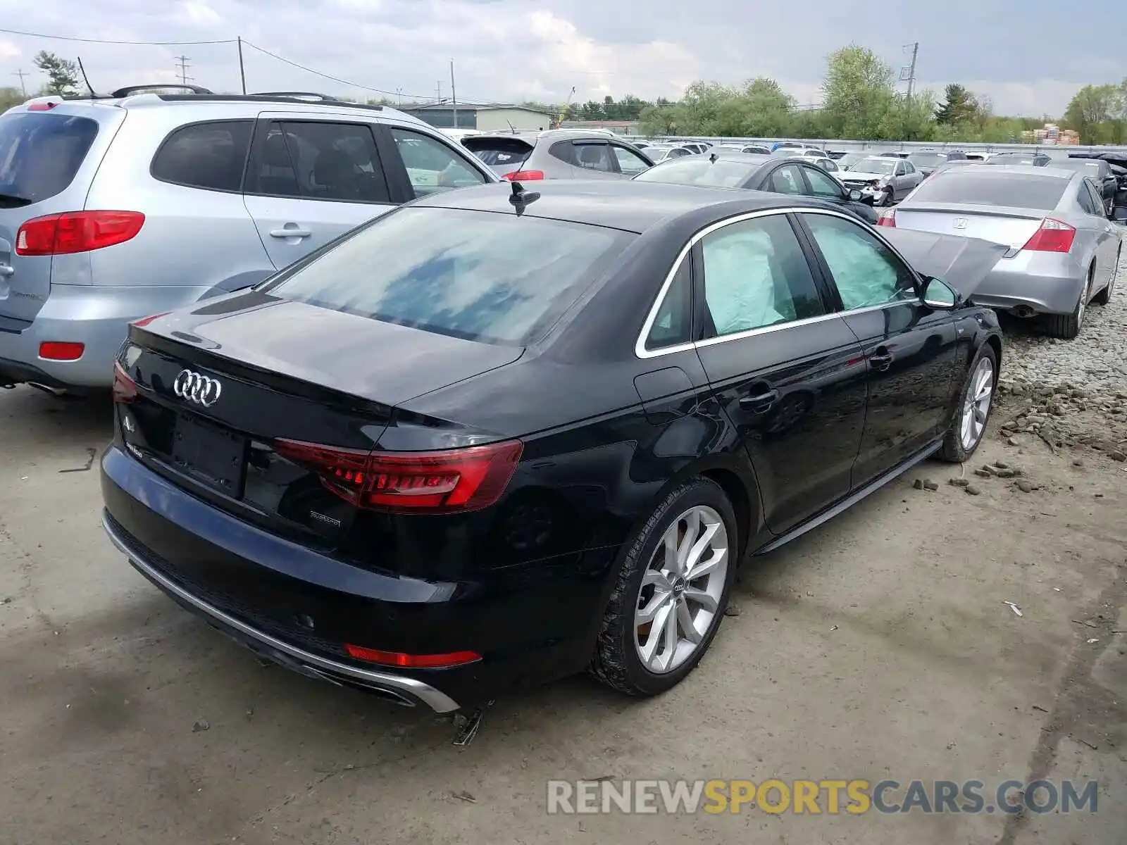 4 Фотография поврежденного автомобиля WAUENAF48KN005814 AUDI A4 2019