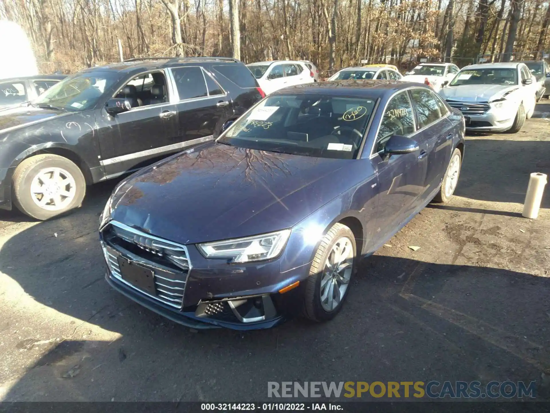 2 Photograph of a damaged car WAUENAF48KN012200 AUDI A4 2019