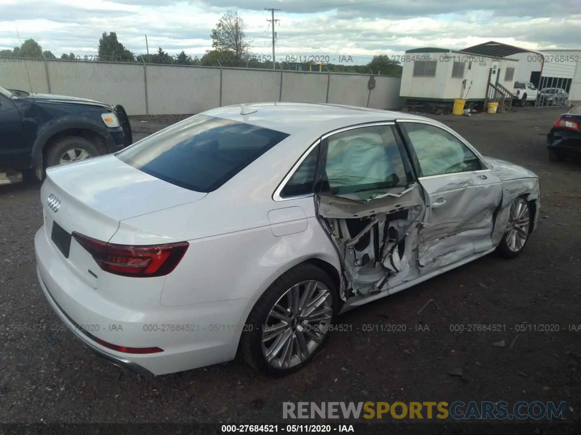 4 Фотография поврежденного автомобиля WAUENAF48KN018708 AUDI A4 2019