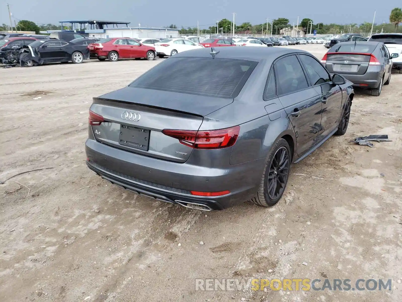 4 Photograph of a damaged car WAUENAF49KA014139 AUDI A4 2019