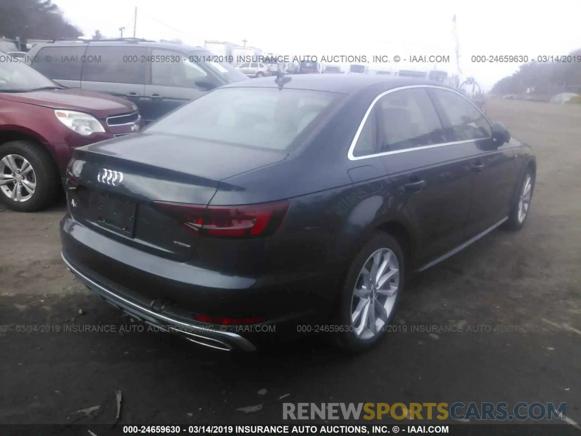 4 Фотография поврежденного автомобиля WAUENAF49KA026145 AUDI A4 2019