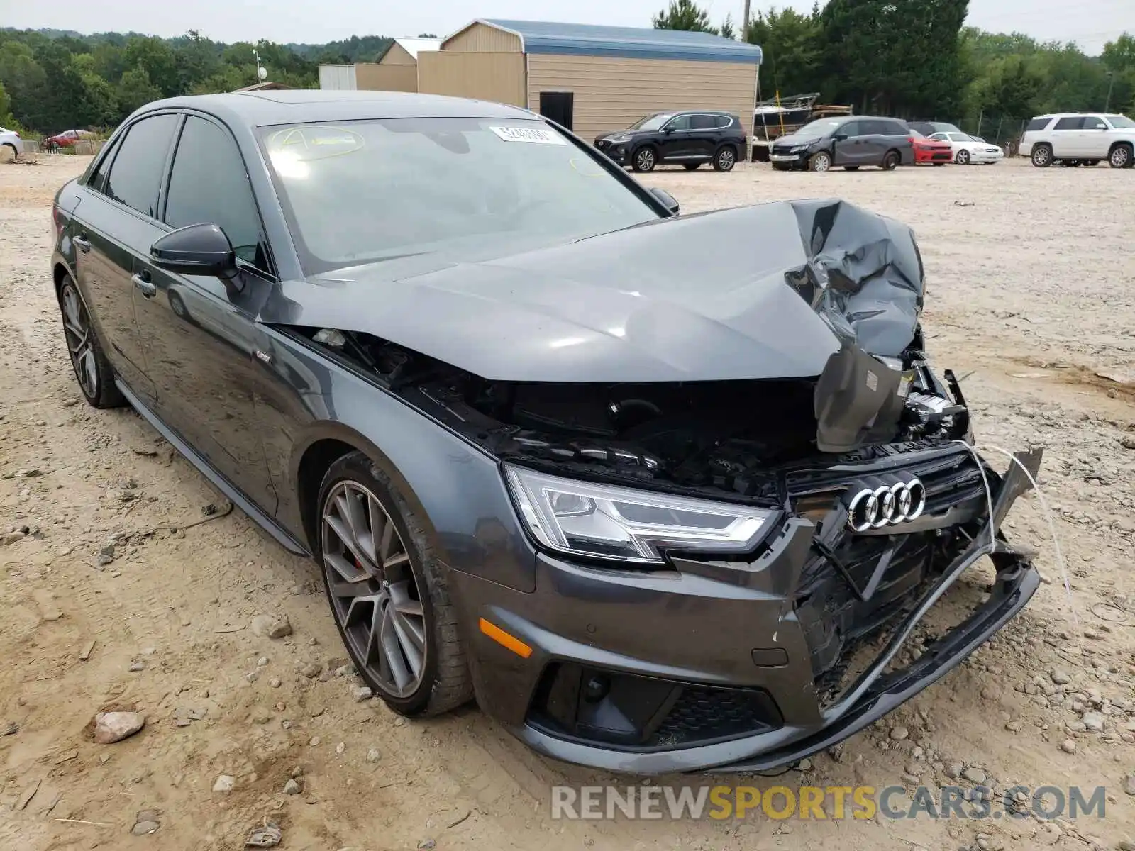 1 Photograph of a damaged car WAUENAF49KA038053 AUDI A4 2019