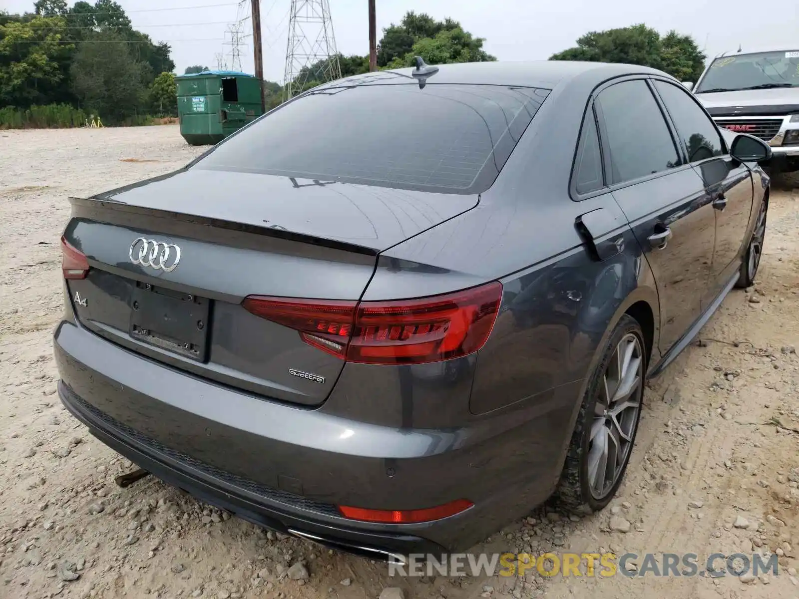 4 Фотография поврежденного автомобиля WAUENAF49KA038053 AUDI A4 2019