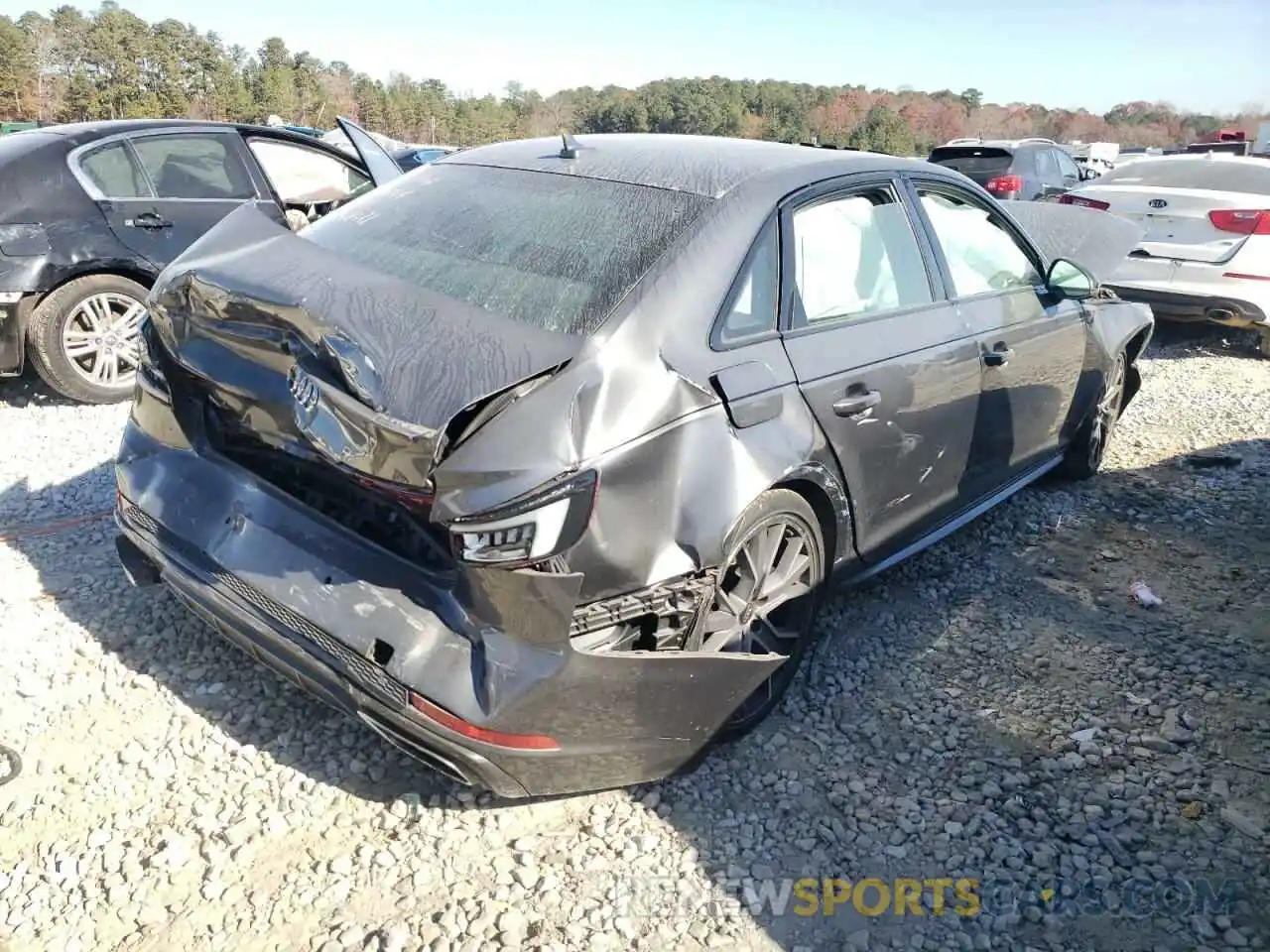 4 Photograph of a damaged car WAUENAF49KA042524 AUDI A4 2019