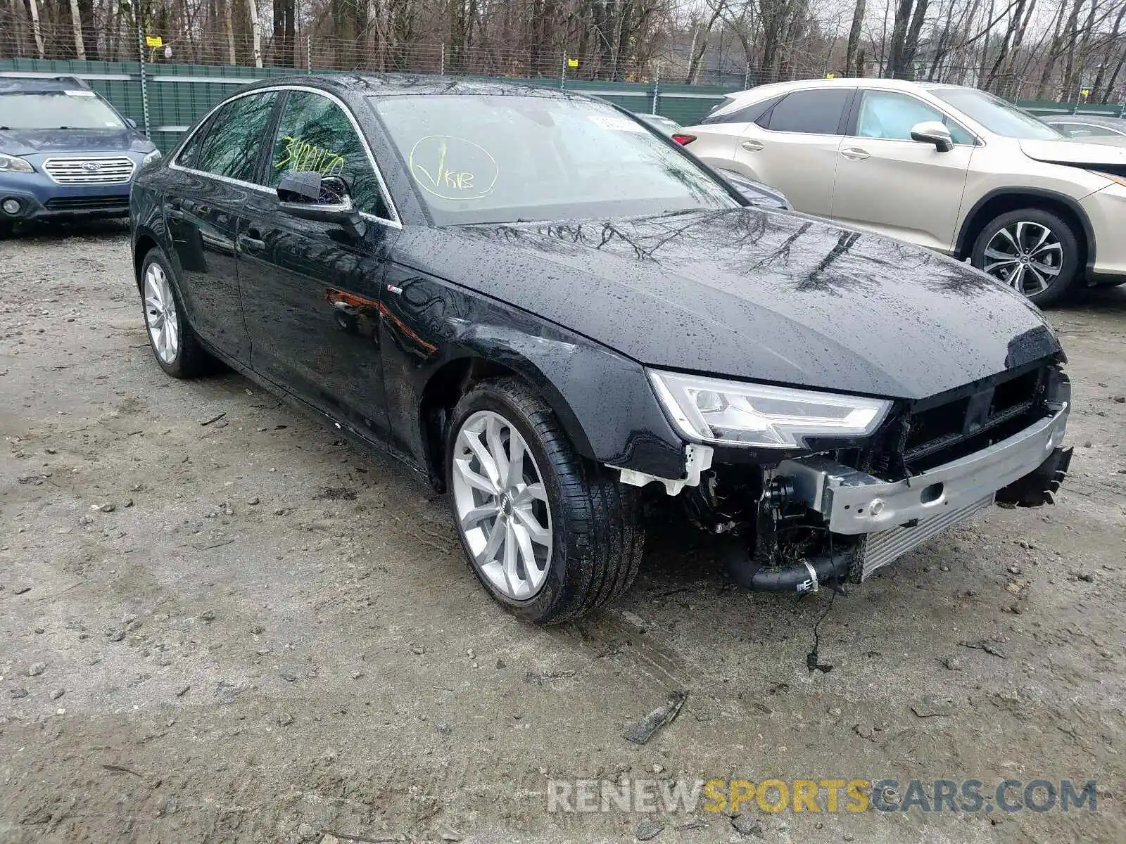 1 Photograph of a damaged car WAUENAF49KA075071 AUDI A4 2019