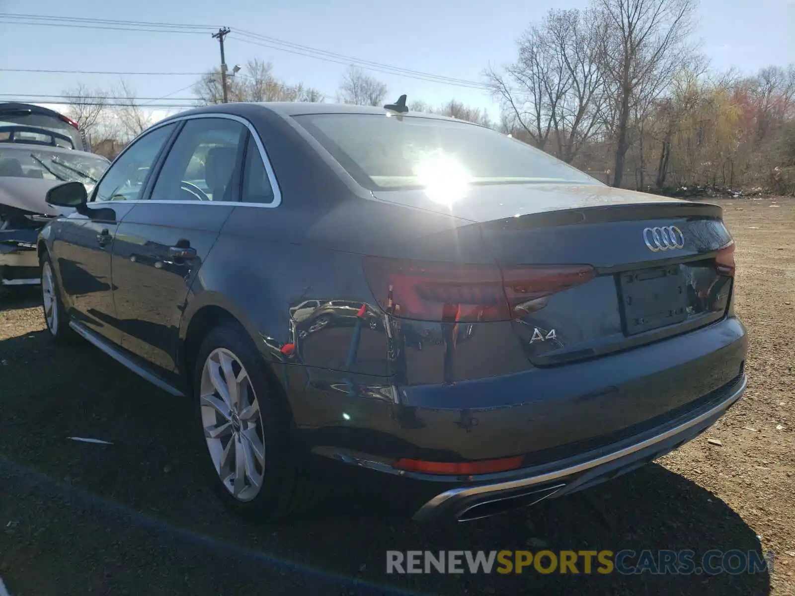 3 Photograph of a damaged car WAUENAF49KA110997 AUDI A4 2019