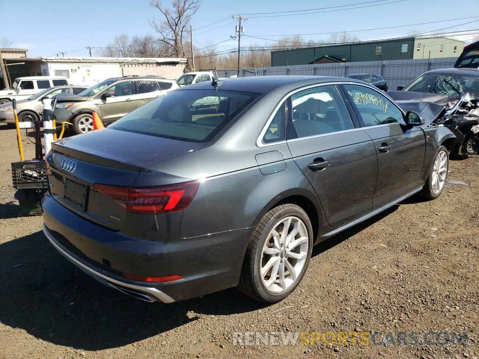 4 Фотография поврежденного автомобиля WAUENAF49KA110997 AUDI A4 2019