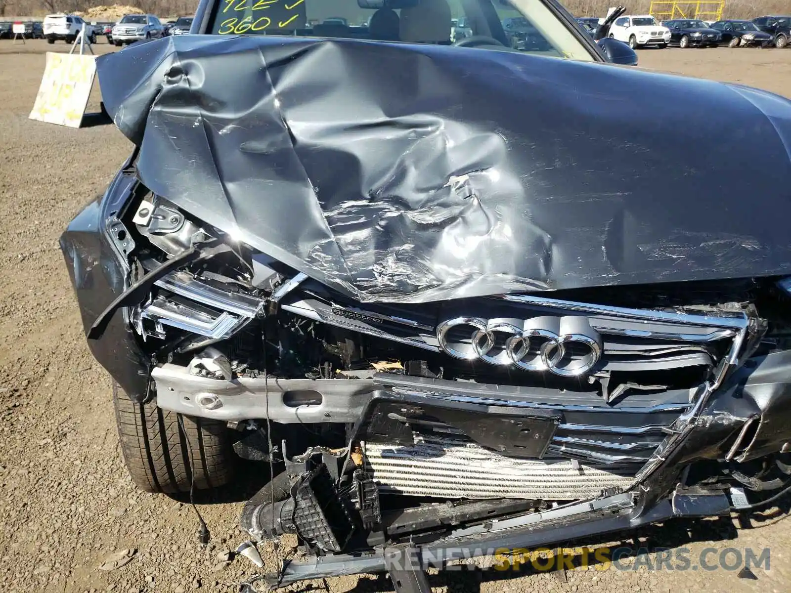 9 Photograph of a damaged car WAUENAF49KA110997 AUDI A4 2019