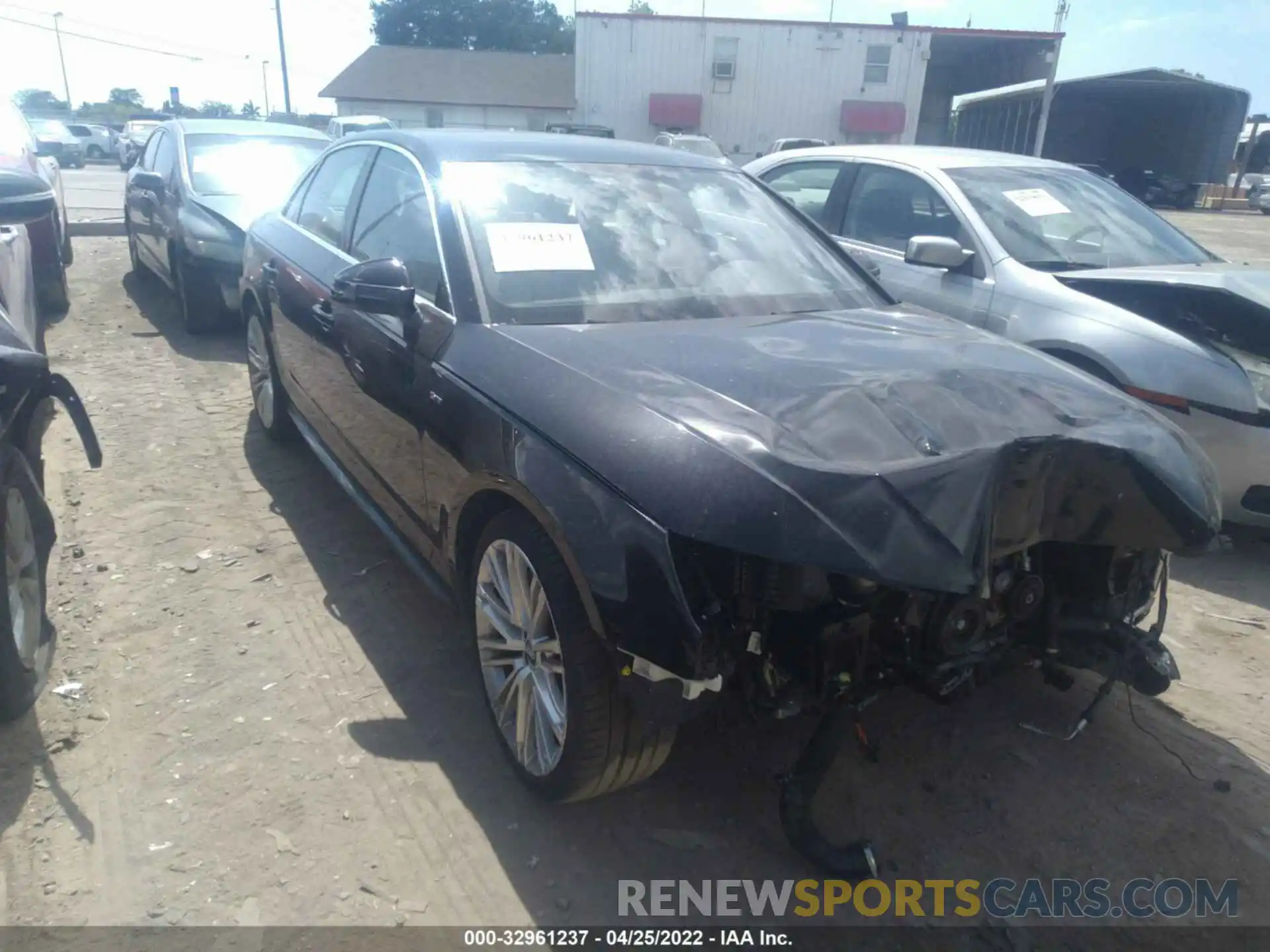 1 Photograph of a damaged car WAUENAF49KN019821 AUDI A4 2019