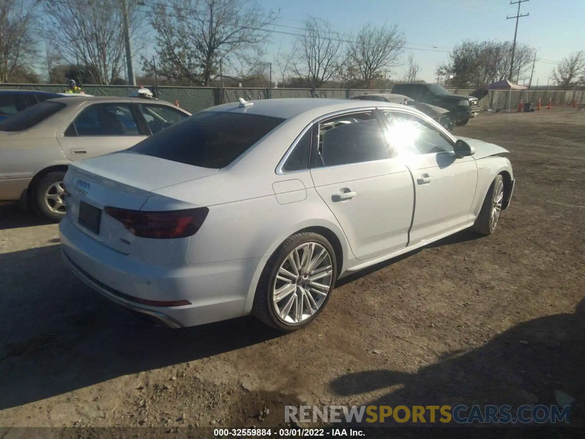 4 Фотография поврежденного автомобиля WAUENAF49KN021231 AUDI A4 2019