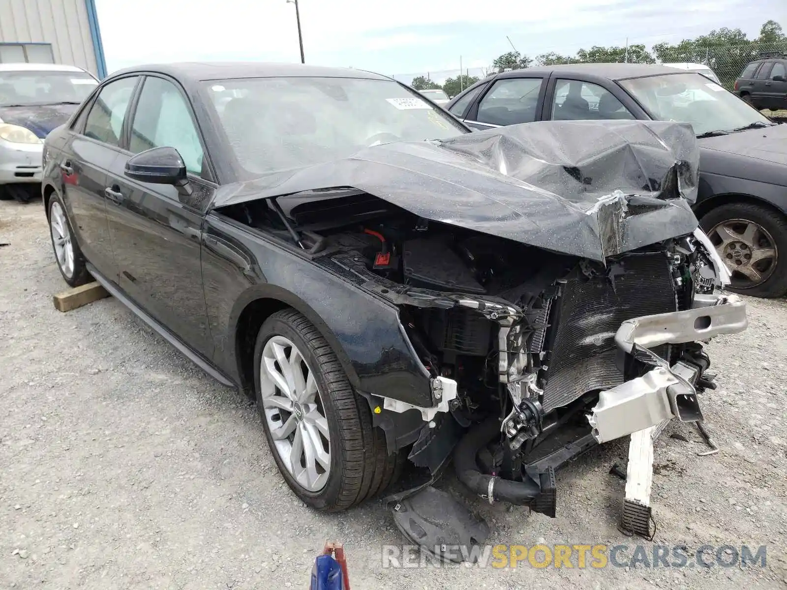 1 Photograph of a damaged car WAUENAF4XKA002243 AUDI A4 2019