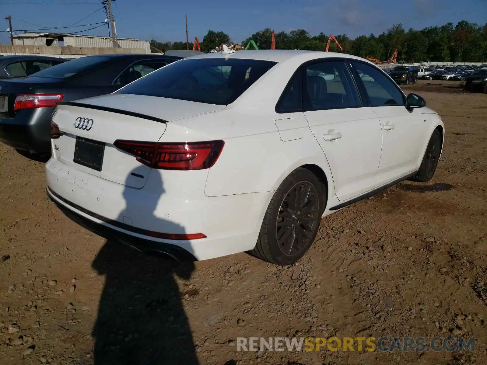 4 Photograph of a damaged car WAUENAF4XKA021052 AUDI A4 2019