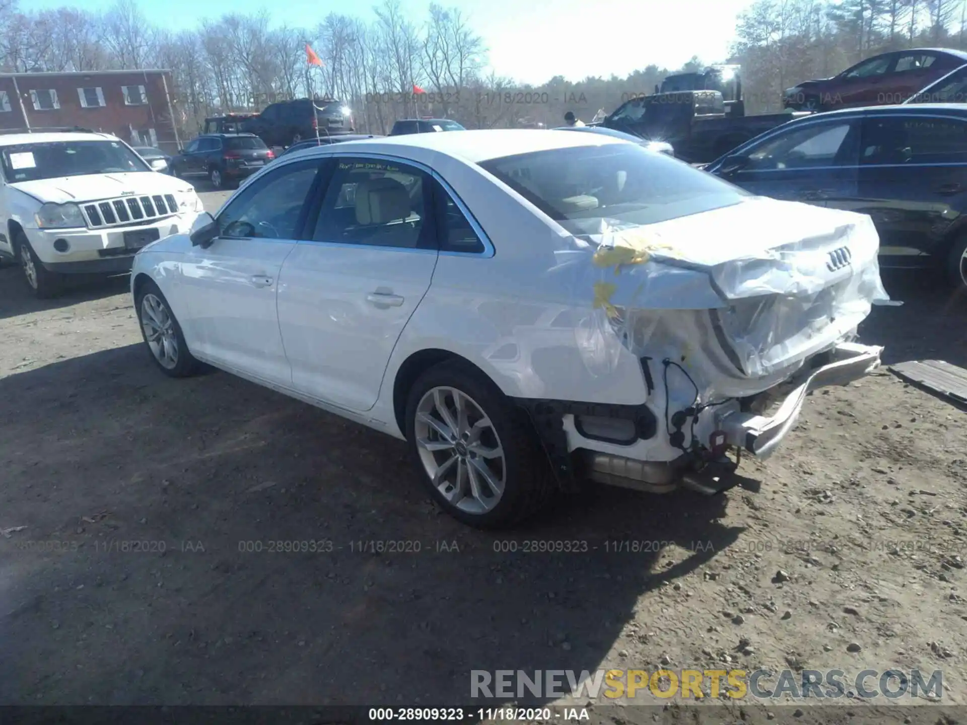 3 Photograph of a damaged car WAUENAF4XKA034061 AUDI A4 2019