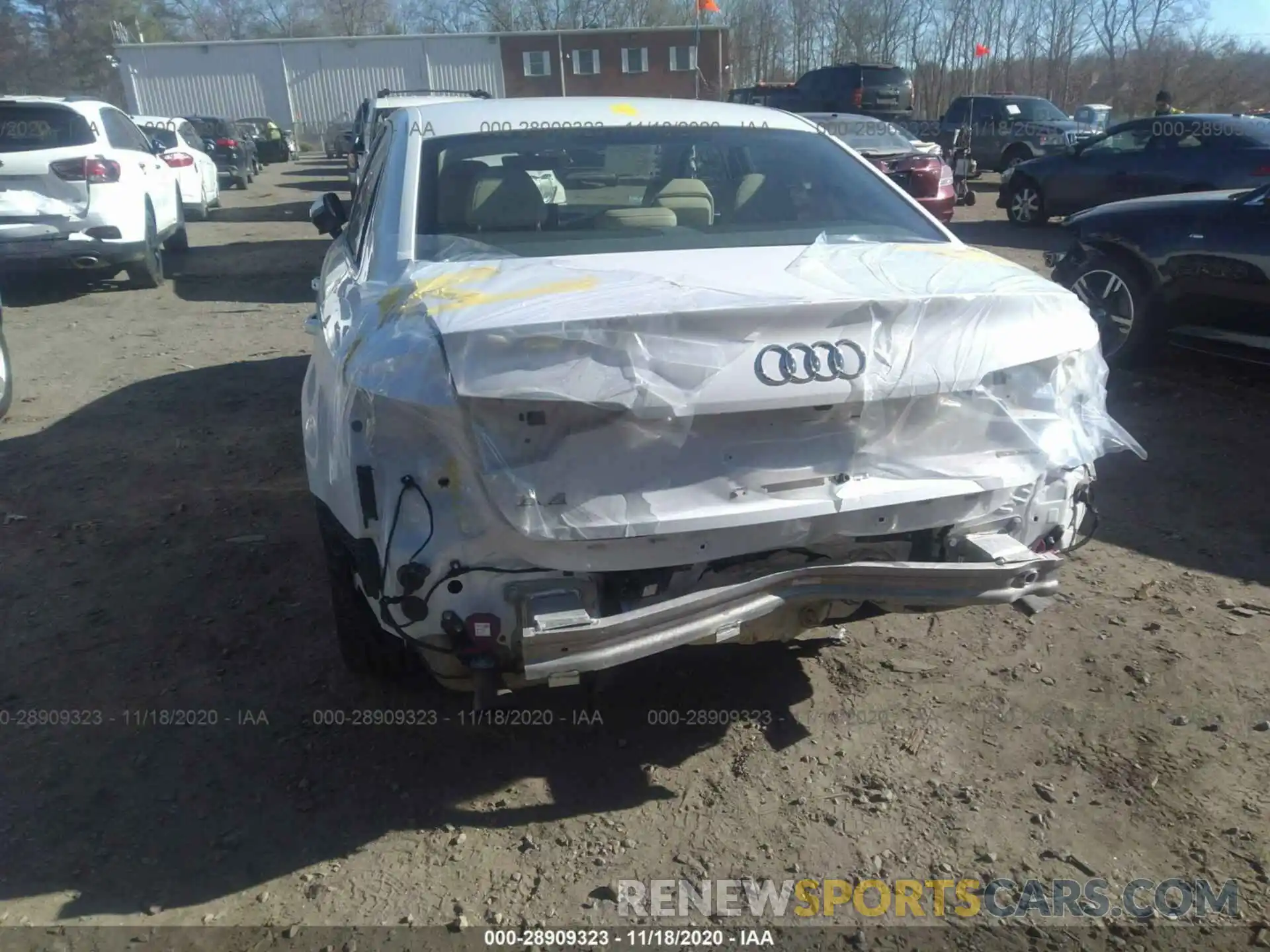 6 Photograph of a damaged car WAUENAF4XKA034061 AUDI A4 2019