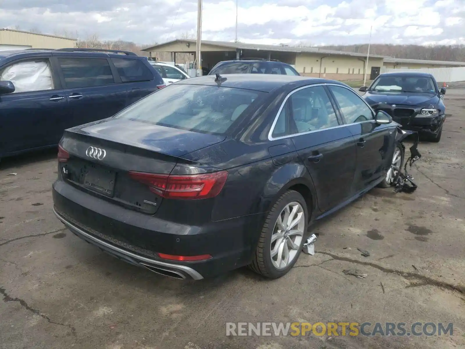 4 Photograph of a damaged car WAUENAF4XKA034304 AUDI A4 2019