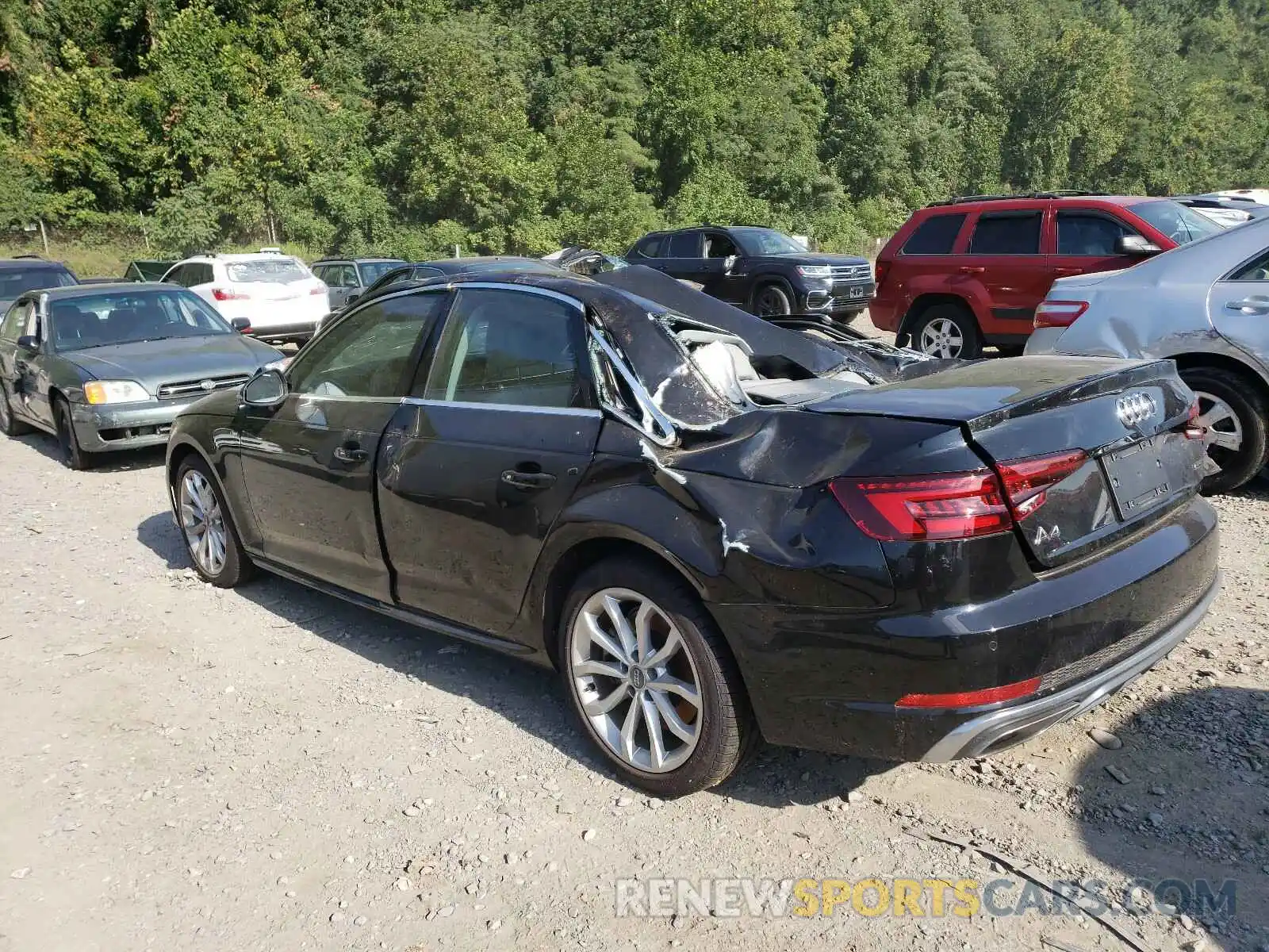 3 Photograph of a damaged car WAUENAF4XKA037557 AUDI A4 2019