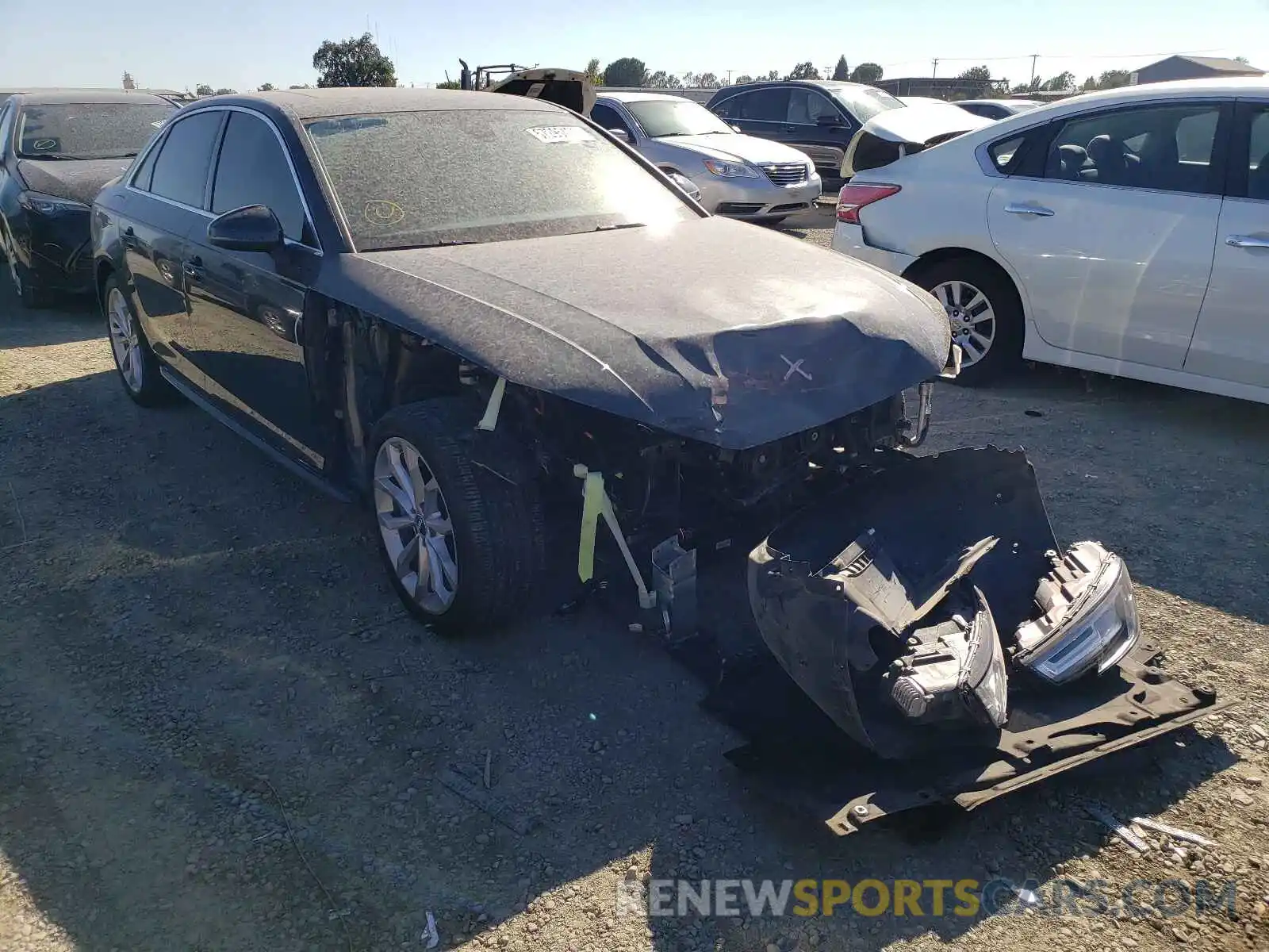 1 Photograph of a damaged car WAUENAF4XKA038899 AUDI A4 2019