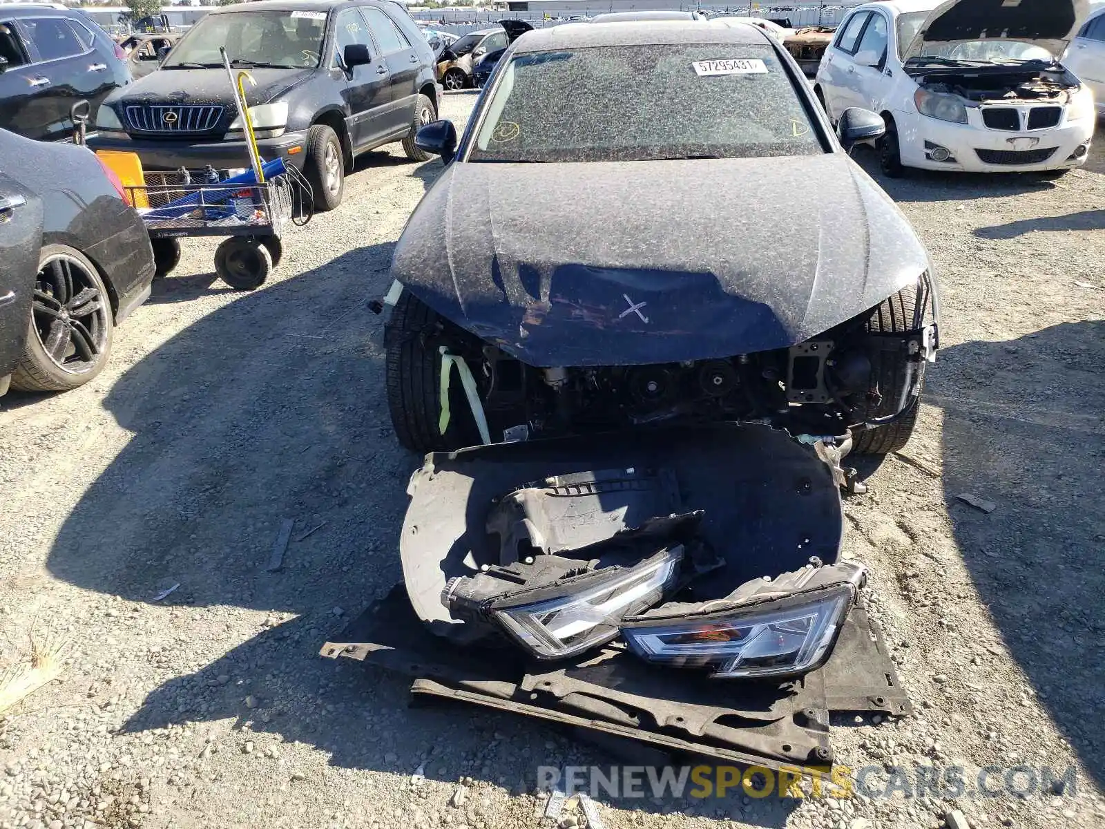 9 Photograph of a damaged car WAUENAF4XKA038899 AUDI A4 2019