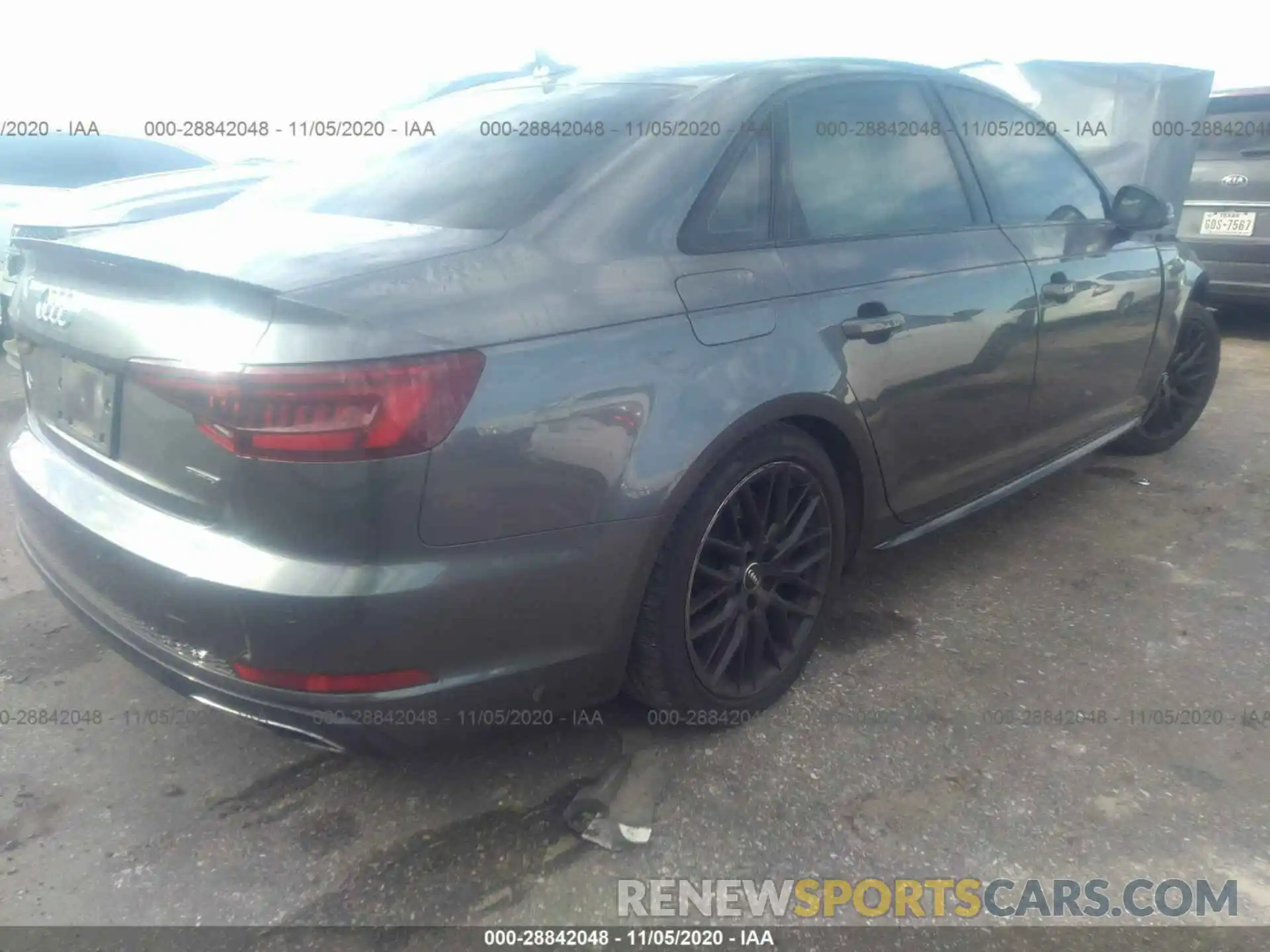 4 Фотография поврежденного автомобиля WAUENAF4XKA046923 AUDI A4 2019