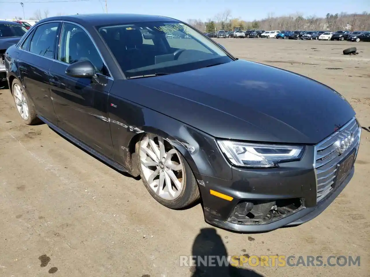 1 Photograph of a damaged car WAUENAF4XKA048493 AUDI A4 2019