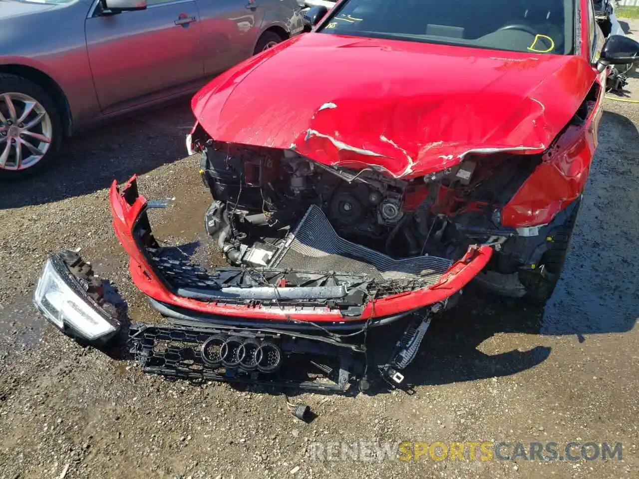 9 Photograph of a damaged car WAUENAF4XKA101547 AUDI A4 2019