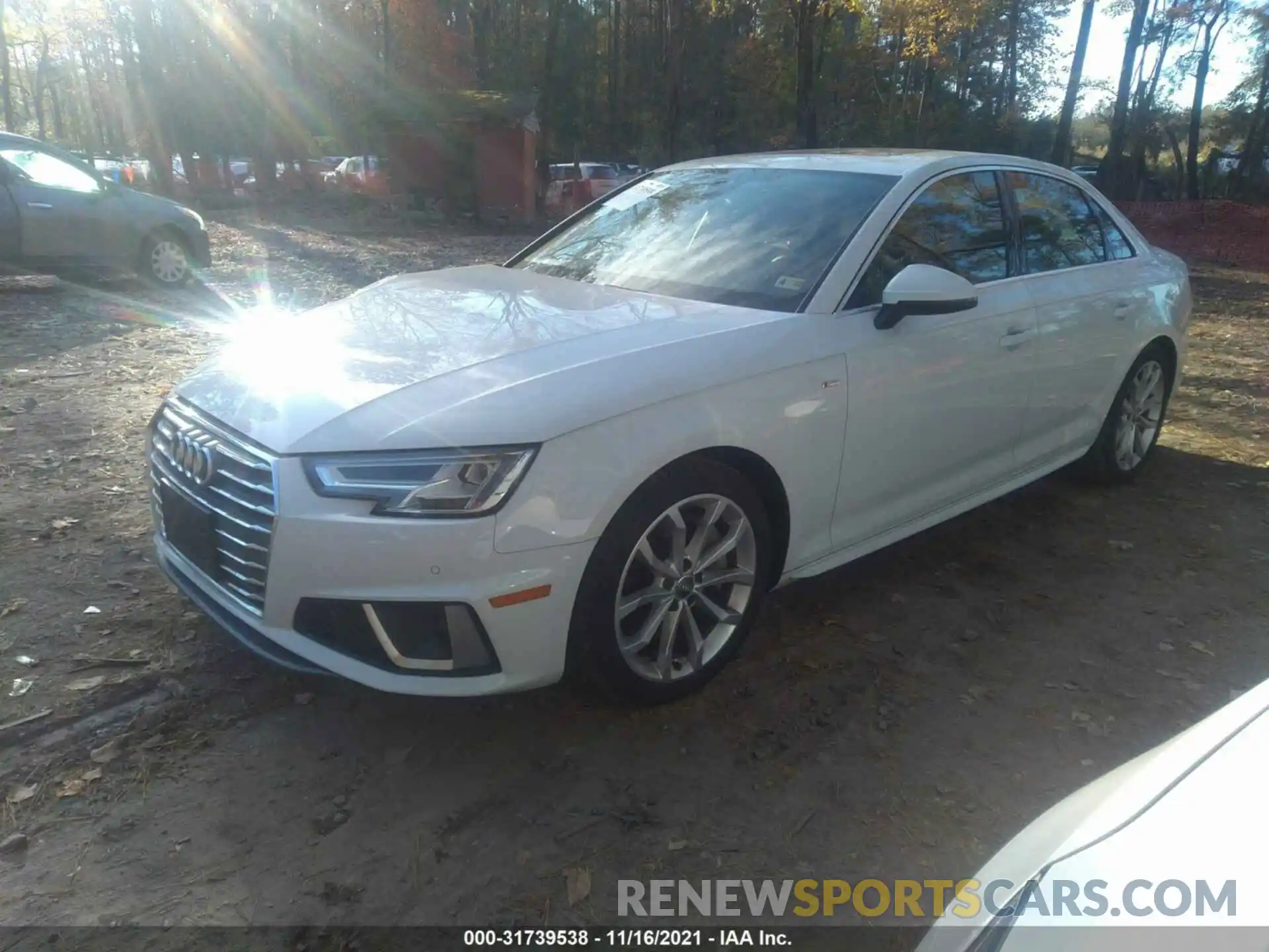 2 Photograph of a damaged car WAUENAF4XKN001635 AUDI A4 2019