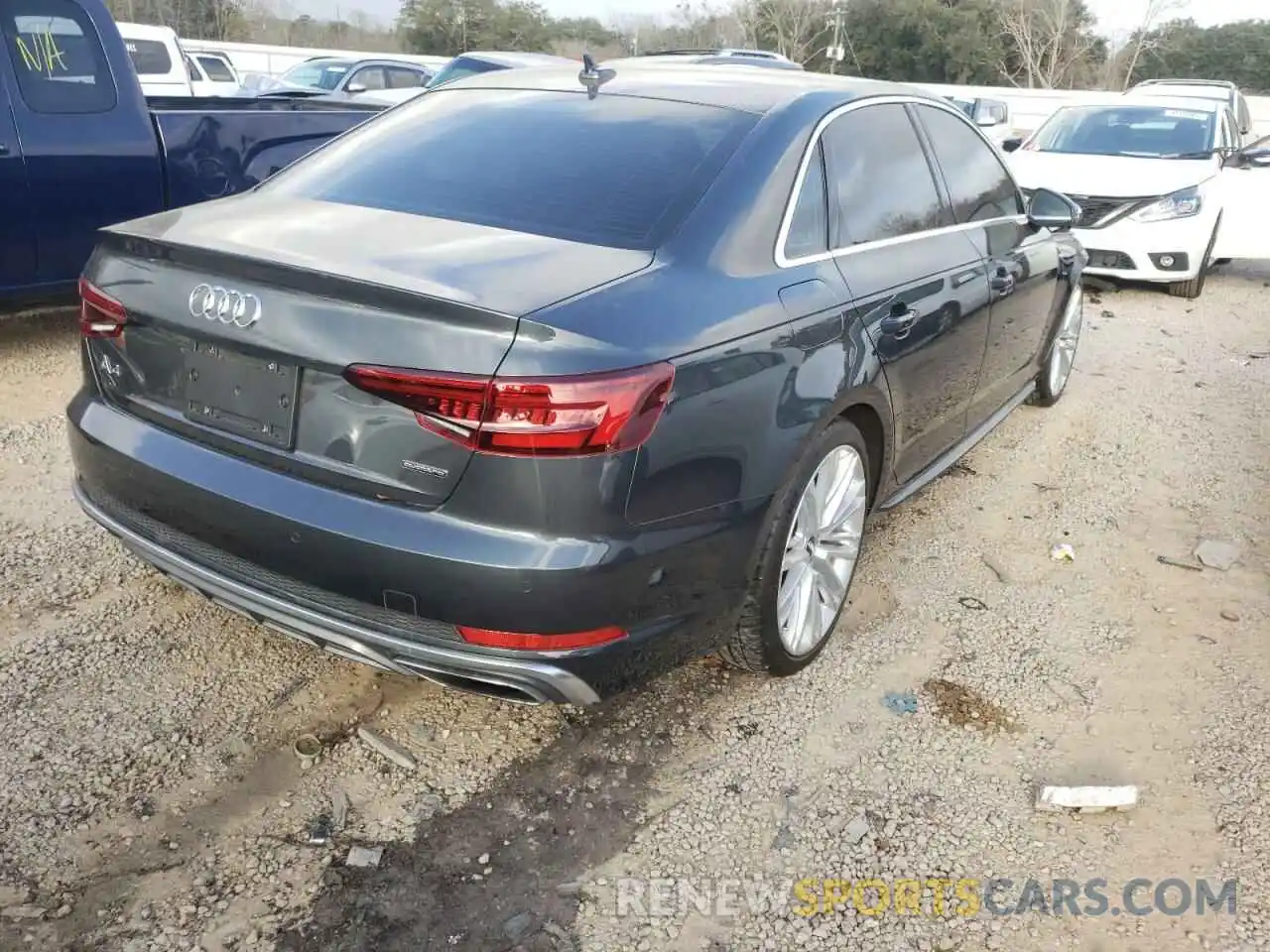 4 Photograph of a damaged car WAUENAF4XKN001649 AUDI A4 2019