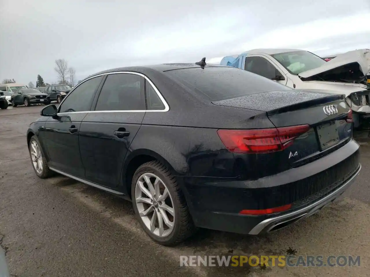 2 Photograph of a damaged car WAUENAF4XKN001683 AUDI A4 2019