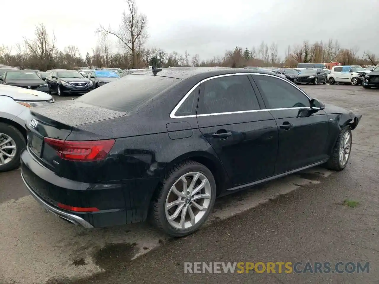 3 Photograph of a damaged car WAUENAF4XKN001683 AUDI A4 2019