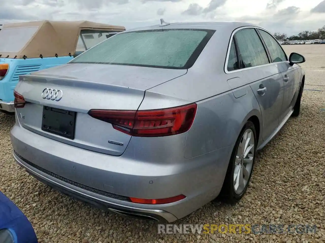 4 Фотография поврежденного автомобиля WAUENAF4XKN002560 AUDI A4 2019