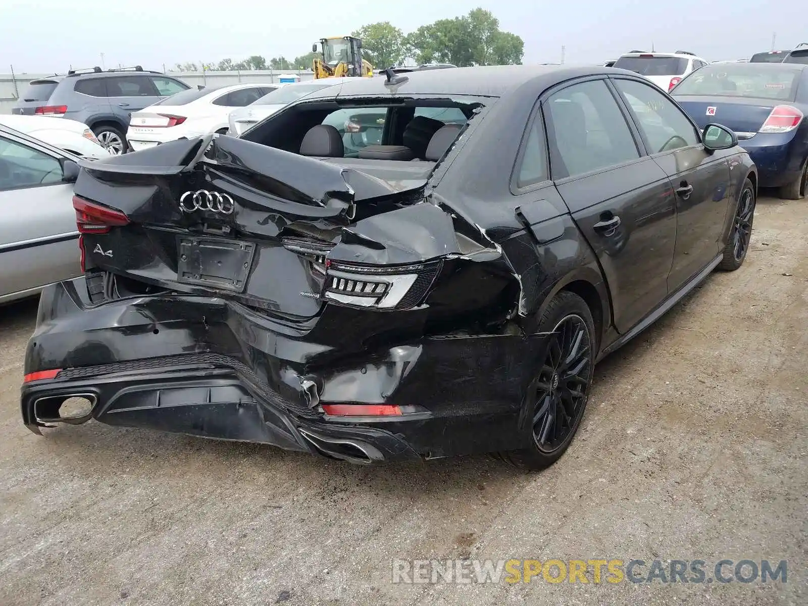 4 Photograph of a damaged car WAUENAF4XKN007435 AUDI A4 2019