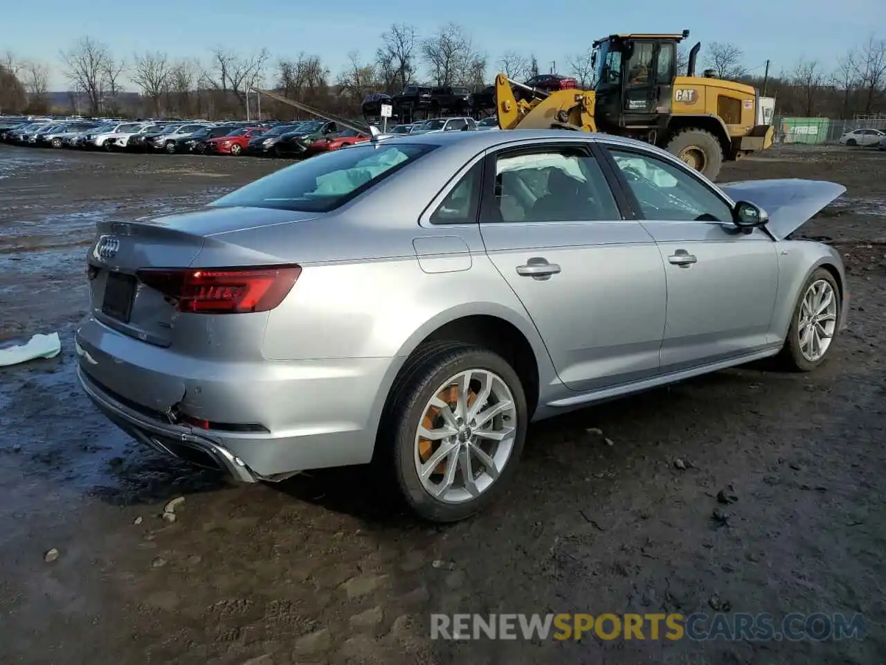 3 Photograph of a damaged car WAUENAF4XKN007628 AUDI A4 2019