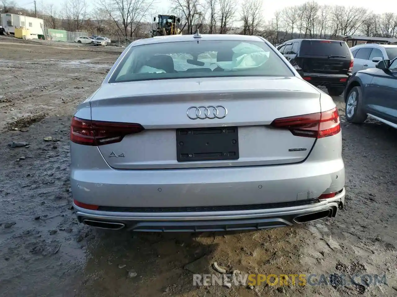 6 Photograph of a damaged car WAUENAF4XKN007628 AUDI A4 2019