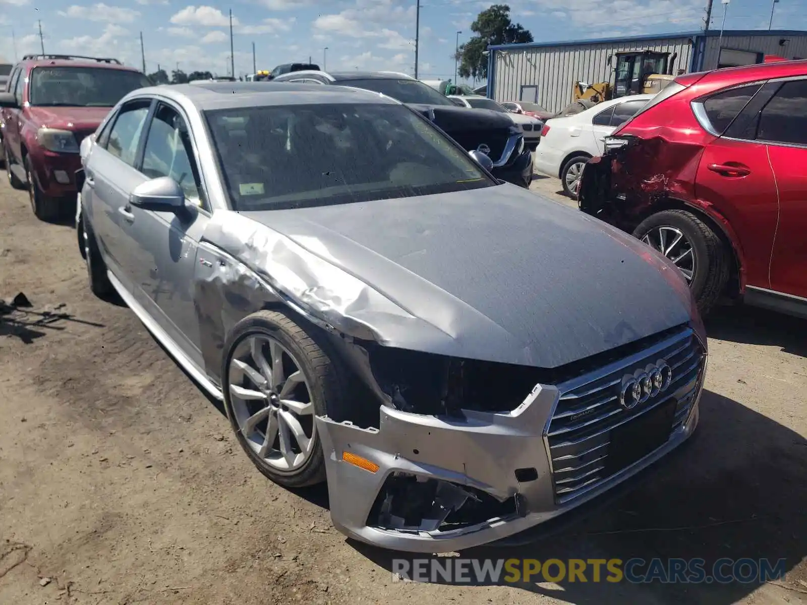 10 Photograph of a damaged car WAUENAF4XKN007807 AUDI A4 2019